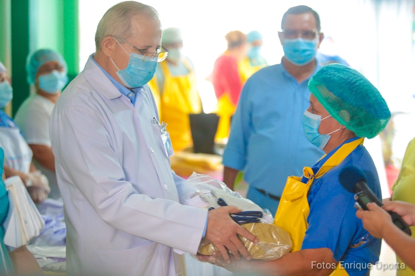 Entregarán equipos de protección a personal de salud de Nicaragua