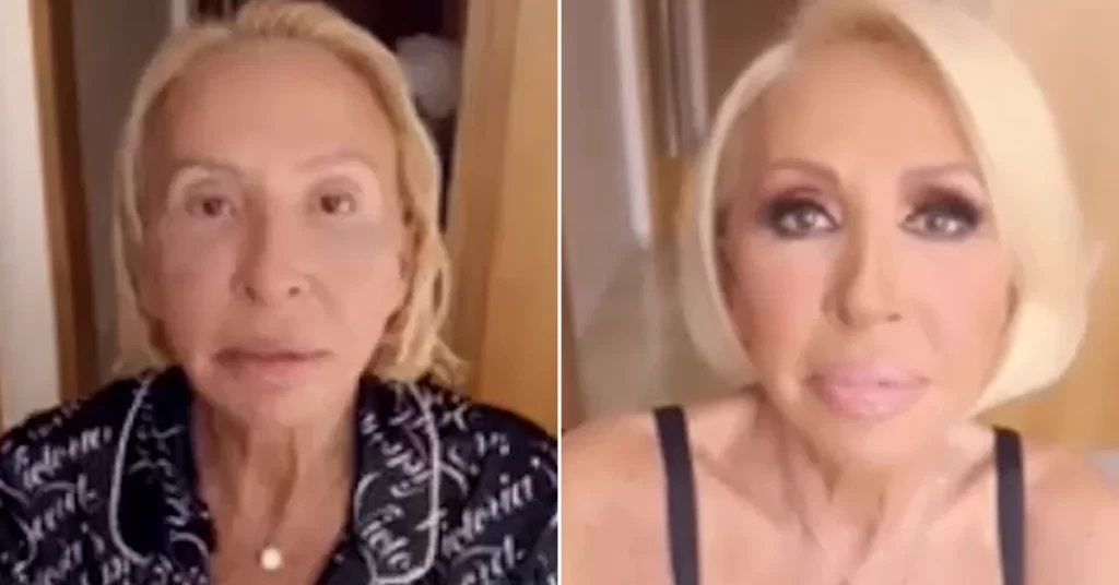 Laura Bozzo impacta al mostrar antes y después de maquillarse
