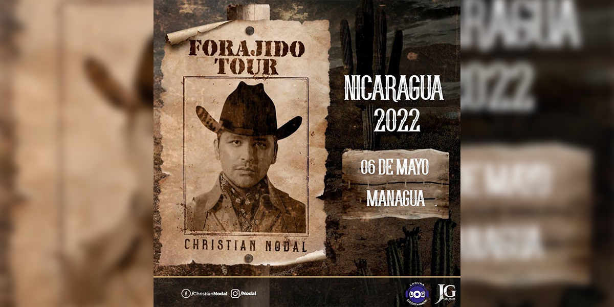 Christian Nodal en Nicaragua: boletos a la venta para el concierto