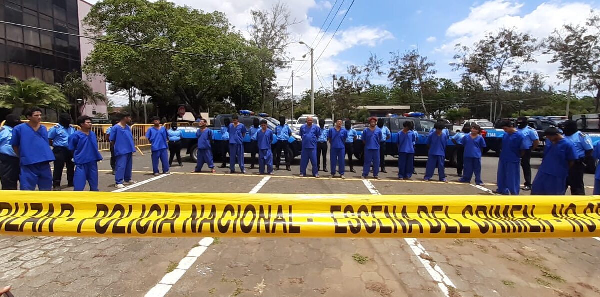 43 presuntos delincuentes arrestados recientemente en Nicaragua