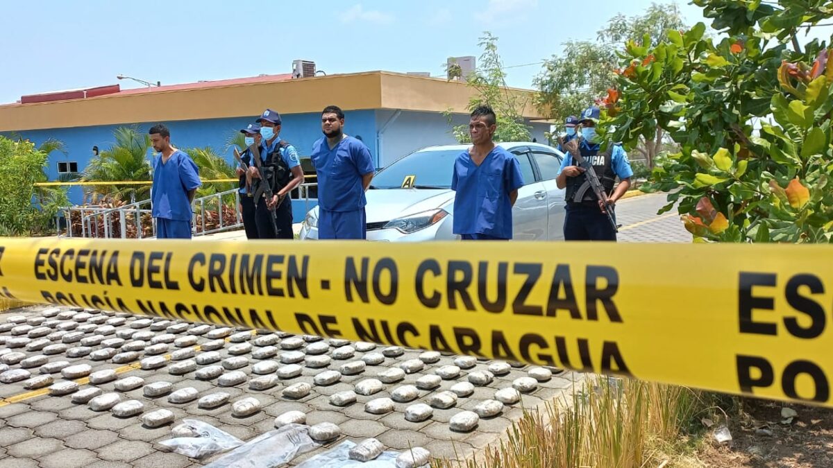 Tres detenidos durante operativo antinarcótico en Diriamba, Carazo