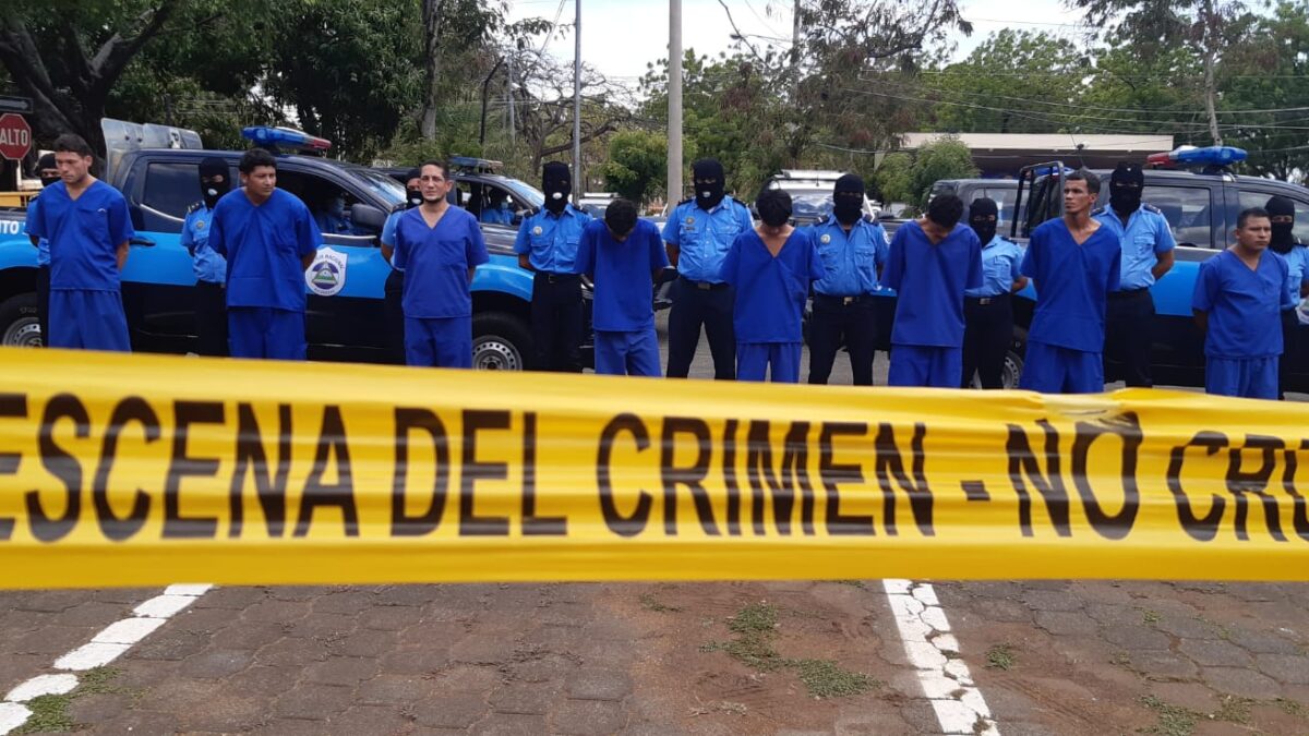 Nicaragua: 37 presuntos delincuentes arrestados la semana pasada