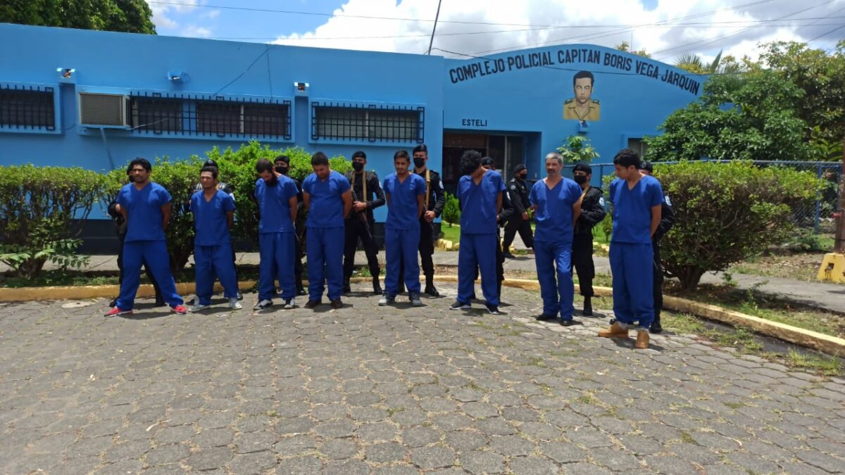 Operativo policial deja varios delincuentes detenidos en Estelí