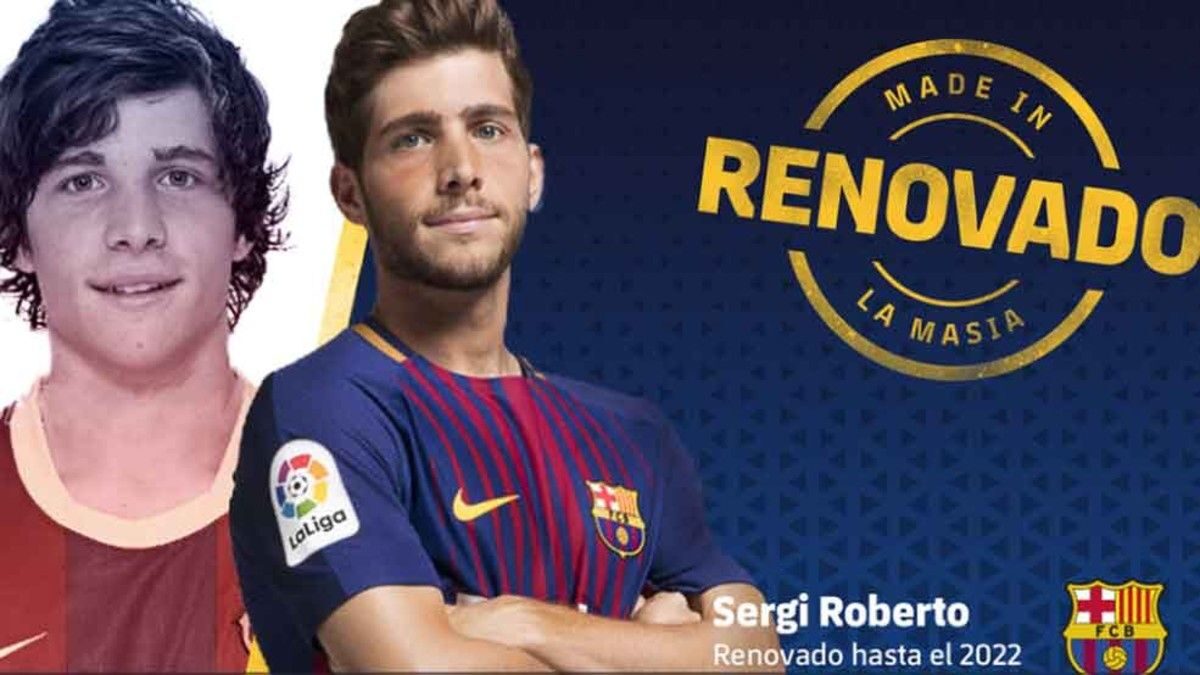 Sergi Roberto renueva contrato por una temporada más con el Barcelona