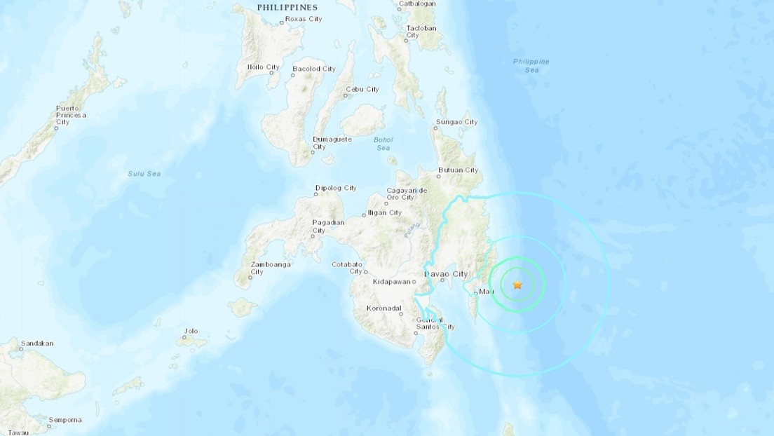 Sismo de magnitud 6,0 se registra frente a las costas de Filipinas