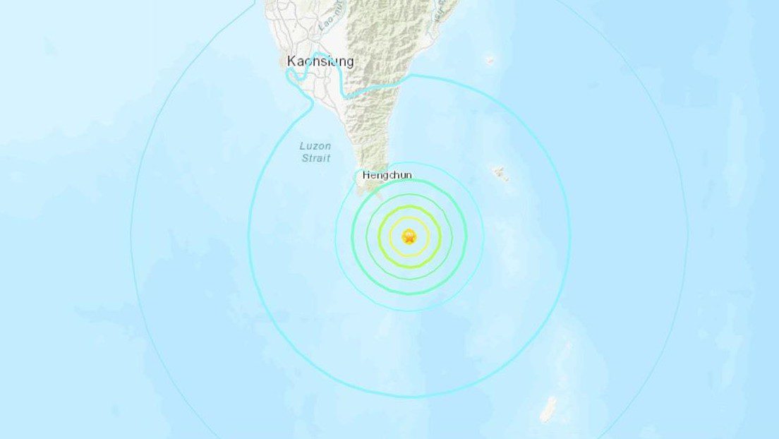 Fuerte sismo de magnitud 5,3 se registra en las costas de Taiwán