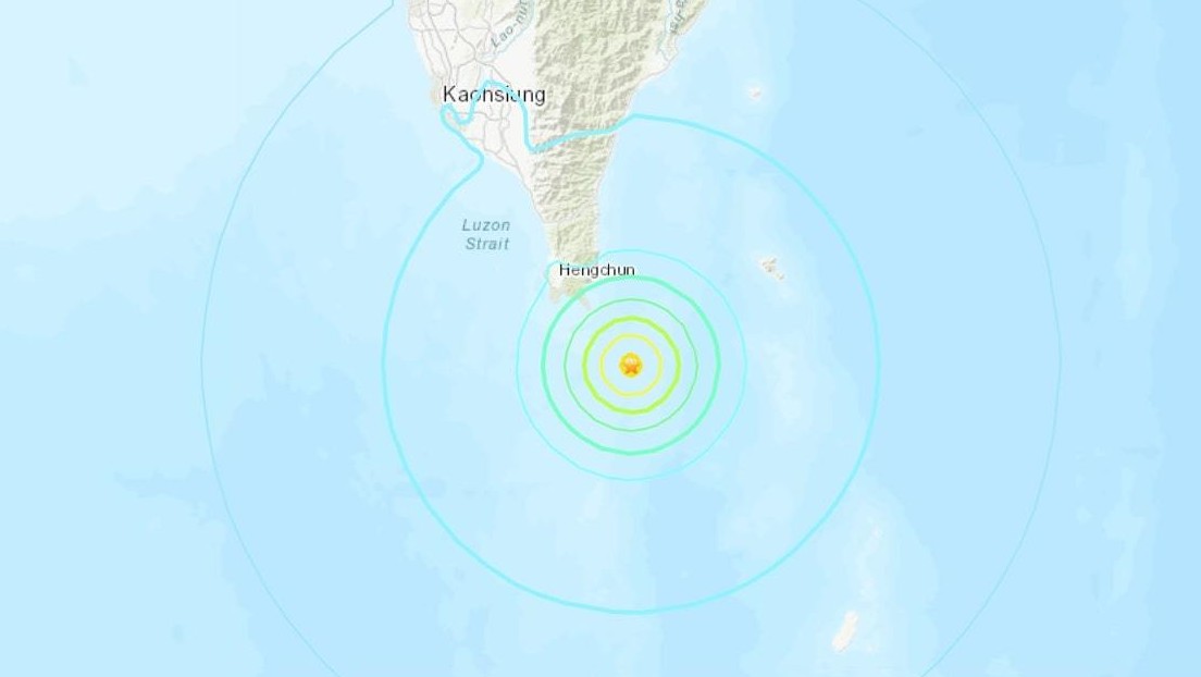 Registran un terremoto de magnitud 5,7 cerca de la costa de Taiwán