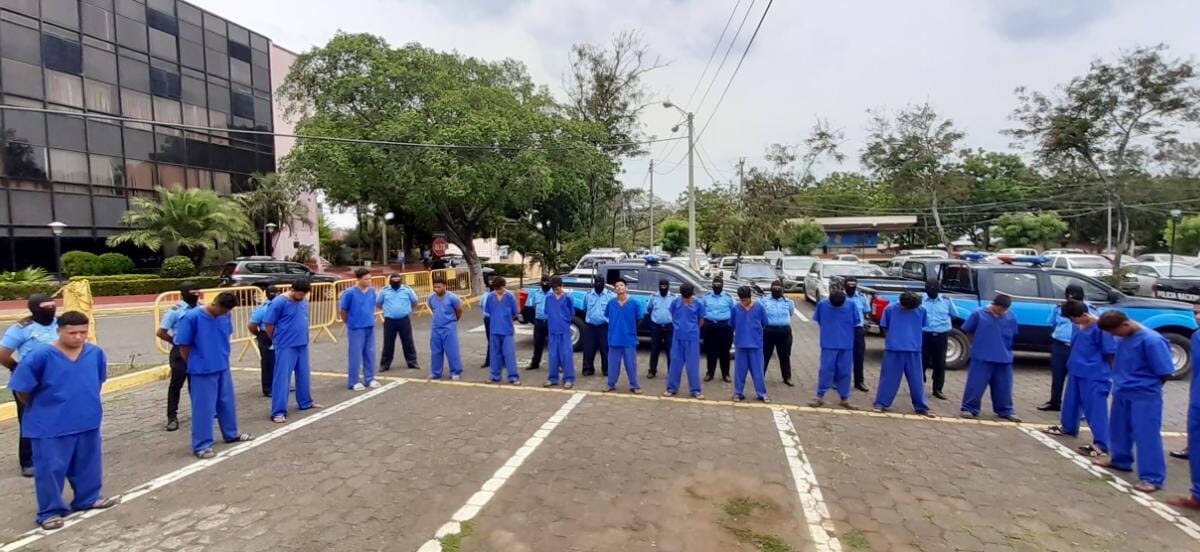 49 presuntos delincuentes arrestados recientemente en Nicaragua