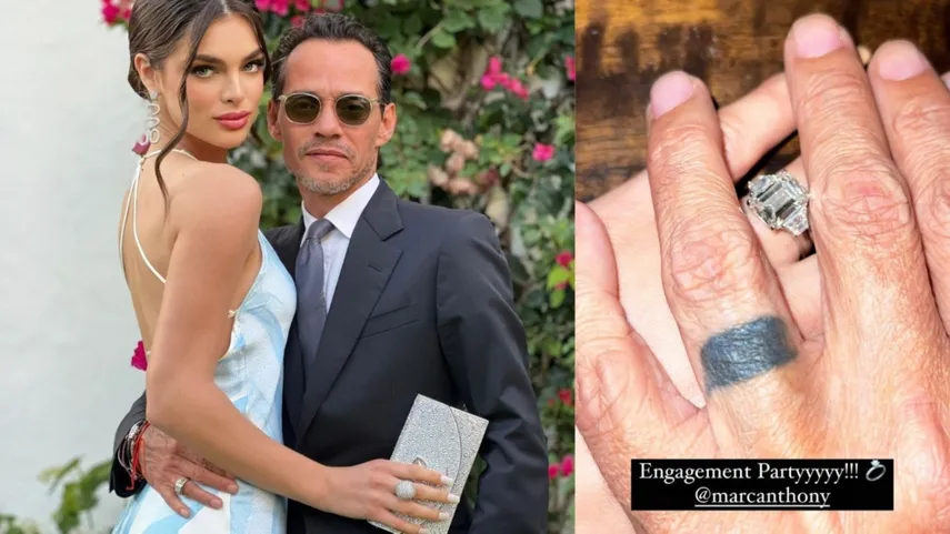 Nadia Ferreira anuncia su compromiso con Marc Anthony en Instagram
