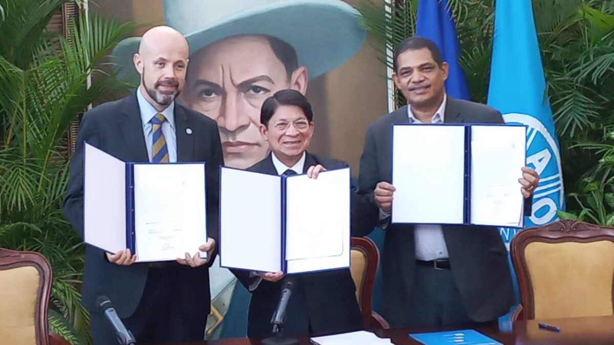 Nicaragua y FAO firman marco de programación país 2022-2026