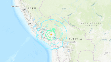 Fuerte sismo de magnitud 6,9 sacude Bolivia y Perú