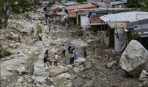 Daños en varias viviendas dejan las lluvias en un estado de Venezuela