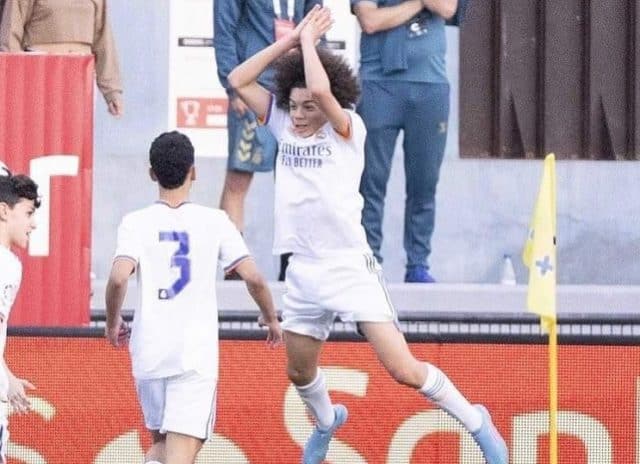 Hijo de Marcelo celebra gol en homenaje de Cristiano Ronaldo