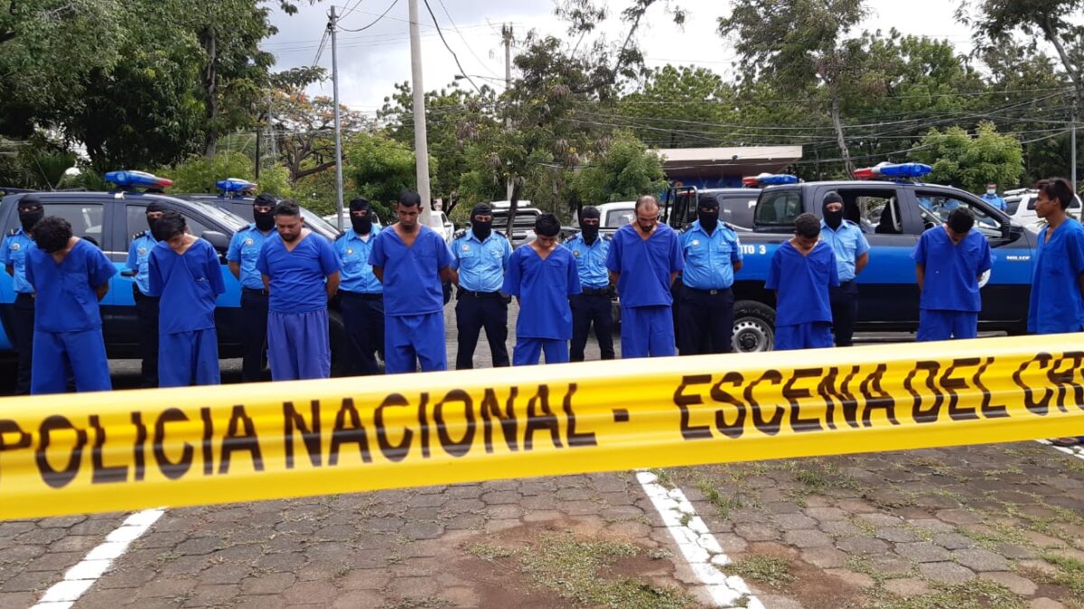 Nicaragua: 55 presuntos delincuentes arrestados en una semana