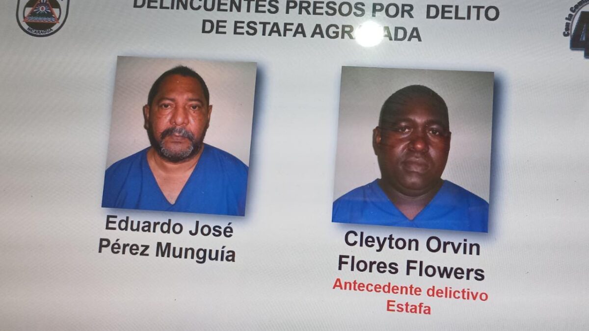 Policía Nacional captura a presuntos estafadores del distrito VI de Managua