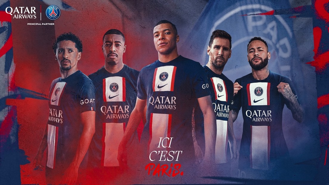 Paris Saint-Germain presentan la nueva camiseta temporada 2022-2023