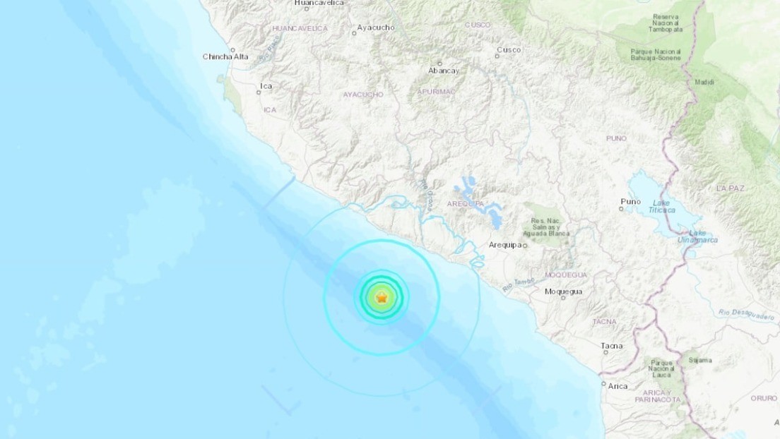 Se reporta un sismo de magnitud 5,7 en las costas de Perú