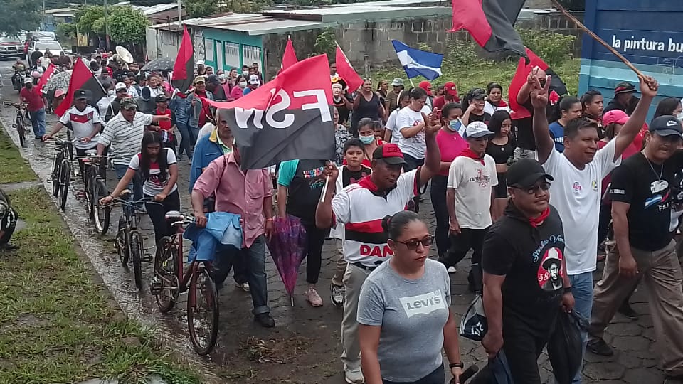 Caraceños festejan 43 aniversarios de la Revolución Sandinista