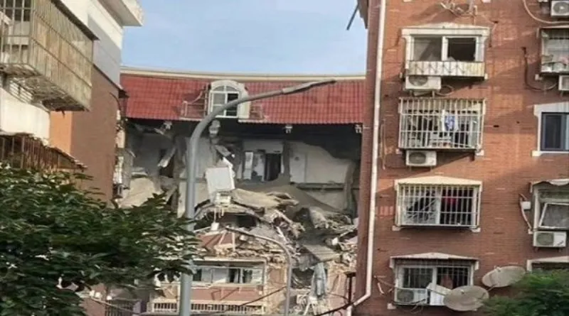 Fuerte explosión deja 8 personas heridas en un edificio de China