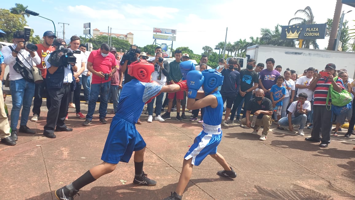 Conmemoran legado de Alexis Argüello con demostración boxística de niños