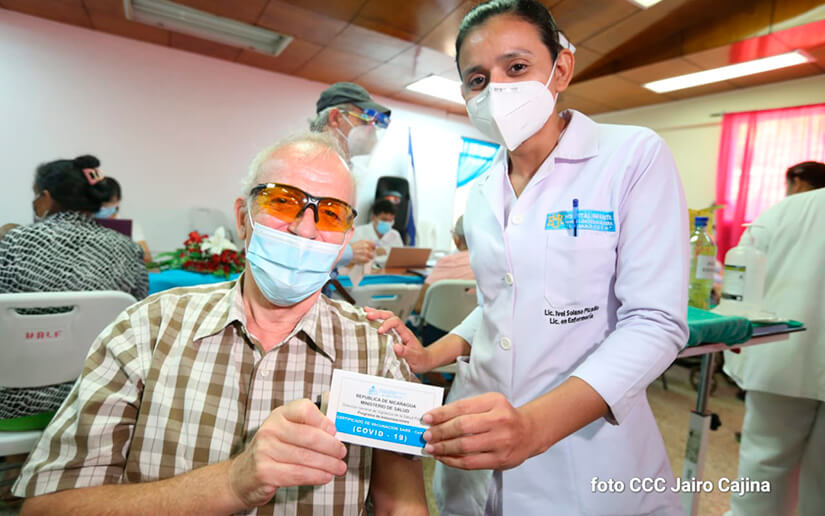 Casi el 94% de nicaragüenses vacunados contra la Covid-19