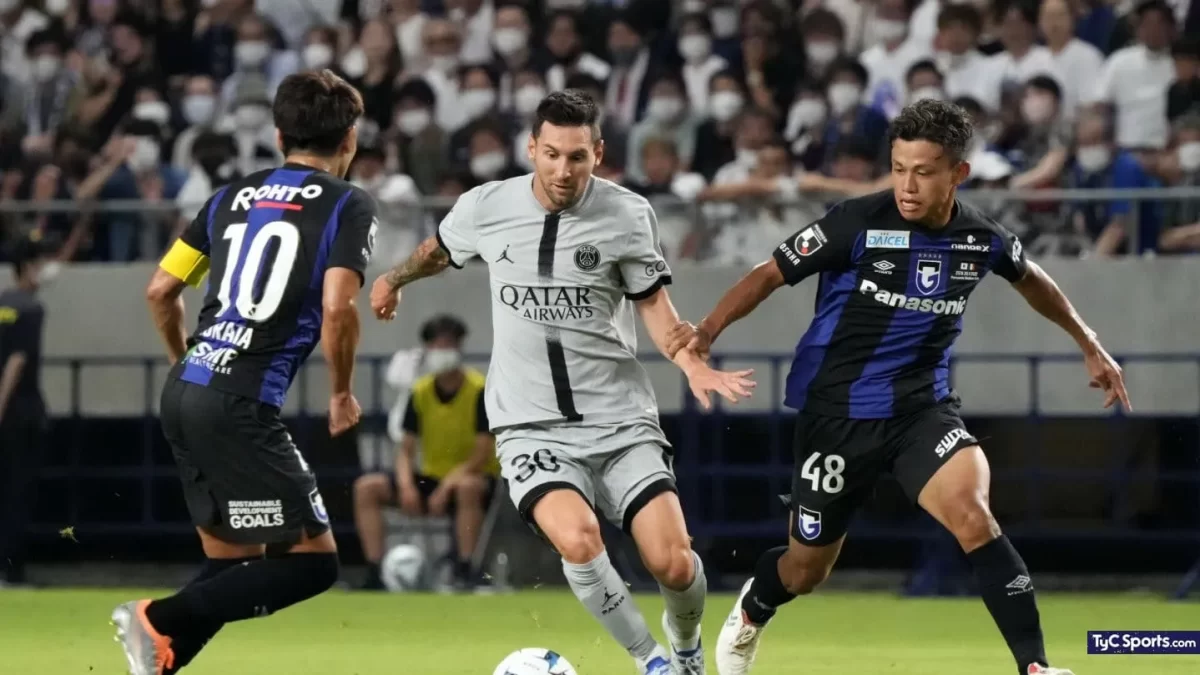 PSG despide su gira en Japón con goleada sobre Gamba Osaka