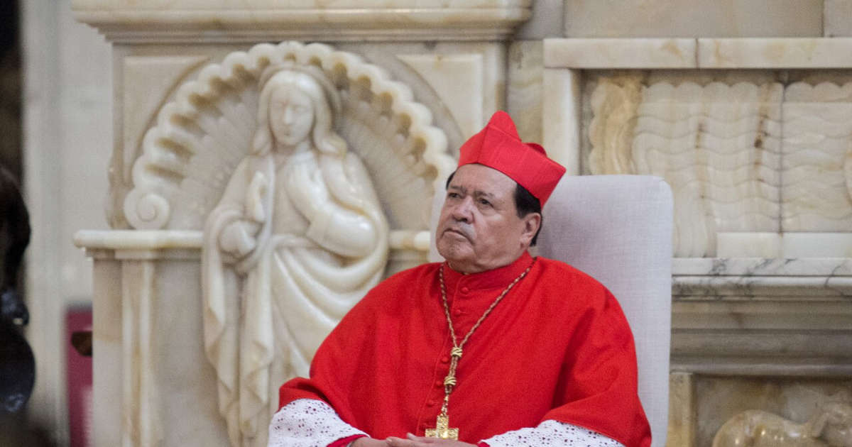 Acusan a cardenal mexicano Norberto Rivera de estar involucrado en lavado de dinero