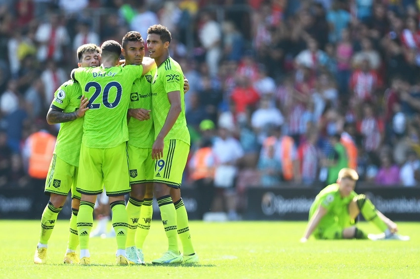 Casemiro debuta con el Manchester United y ganan 1-0 ante el Southampton