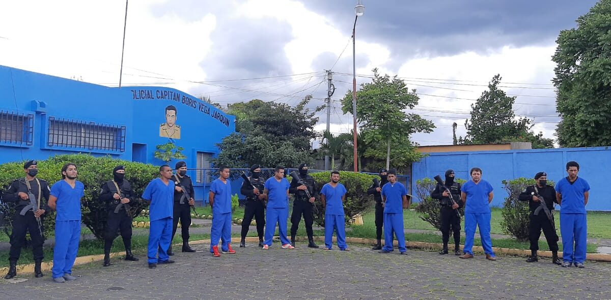 Chinandega: Policía Nacional captura a 8 sujetos en enfrentamiento a la delincuencia