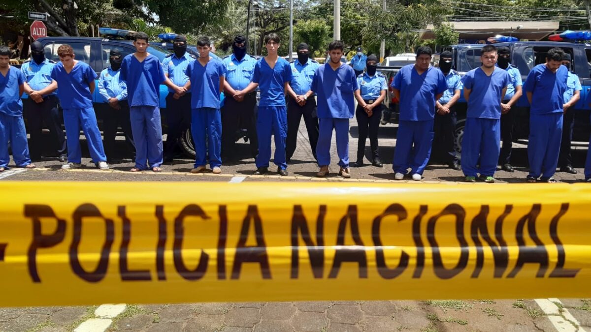 41 presuntos delincuentes son capturados recientemente en Nicaragua