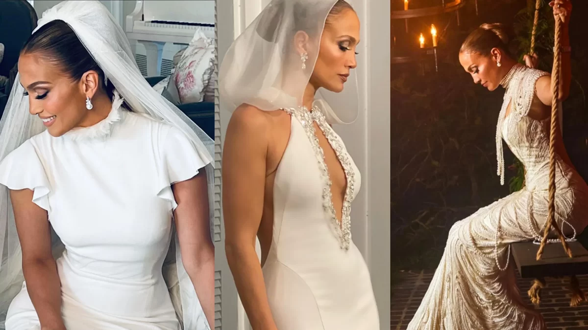 Jennifer López presume el look de novia de su boda con Ben Affleck