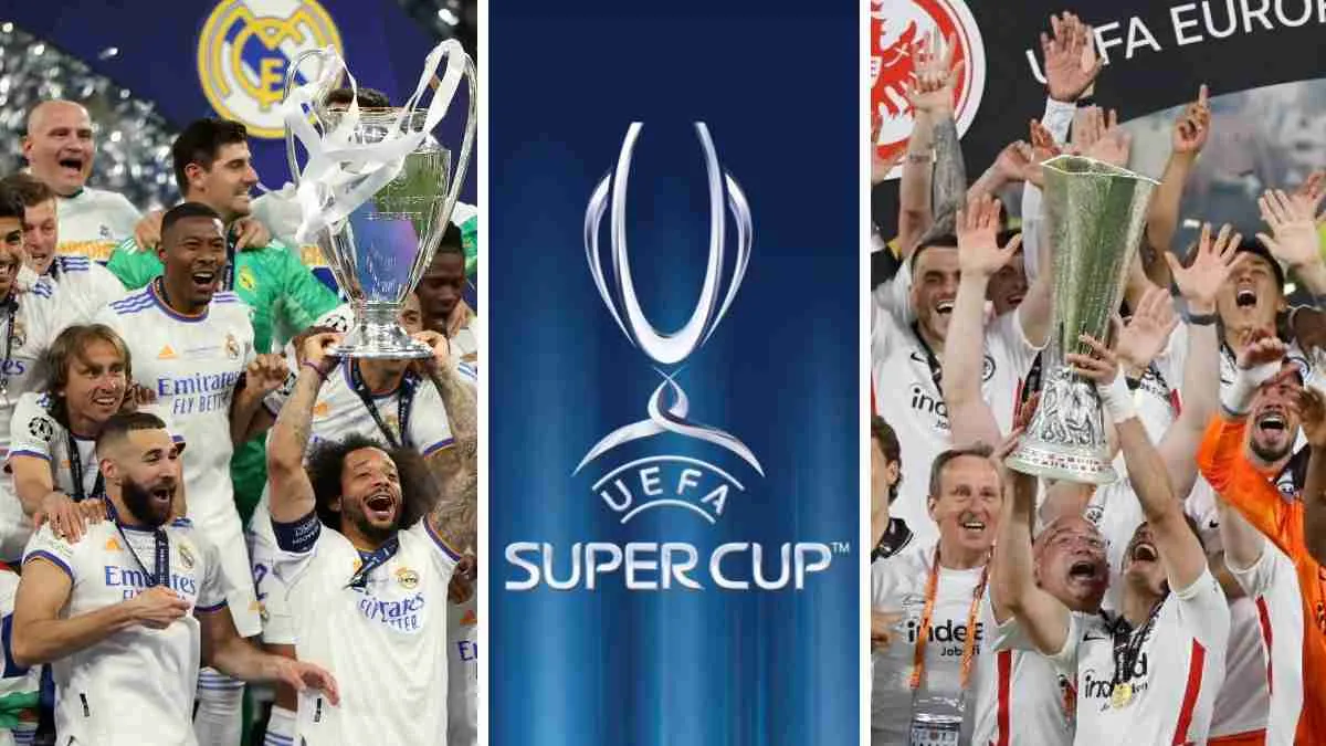 Real Madrid se disputará la Supercopa de Europa frente al Eintrach Frankfurt
