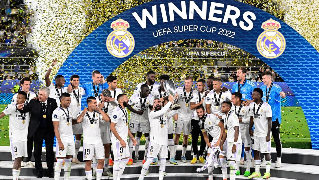 Real Madrid conquista otro título y gana la Supercopa de Europa