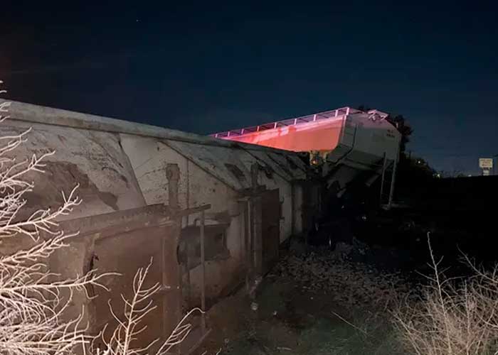 Trágica muerte de una persona por descarrilamiento de un tren en Texas