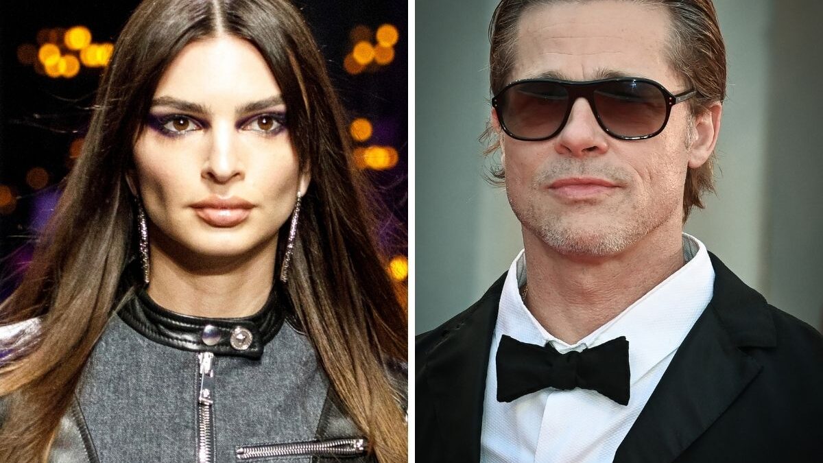 Brad Pitt y Emily Ratajkoswki desatan rumores sobre posible romance