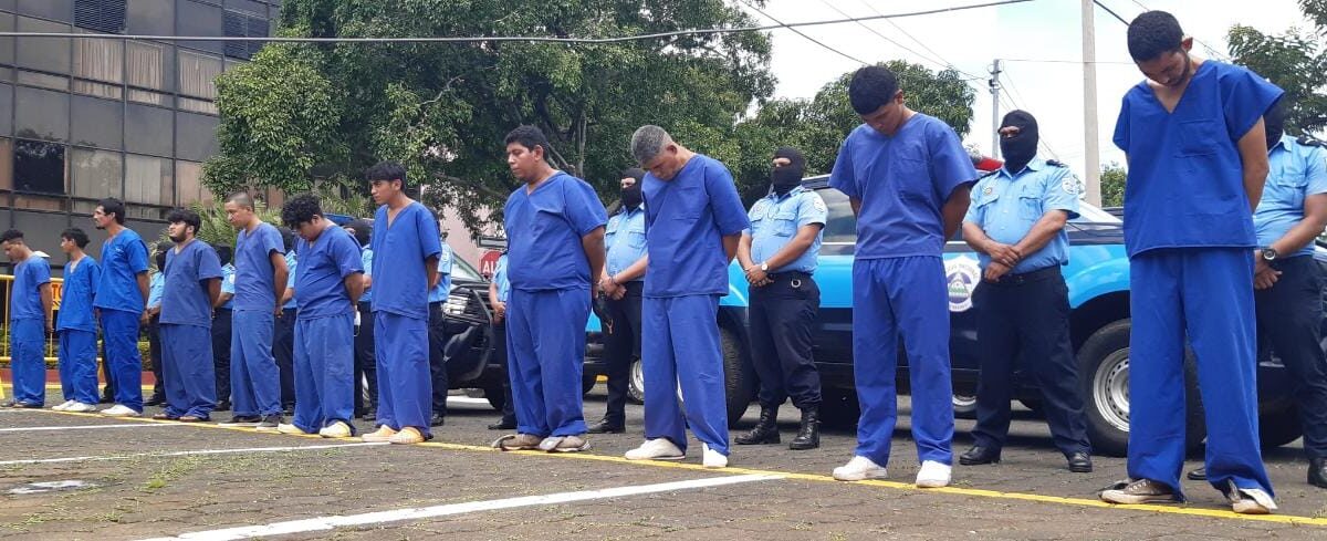 Nicaragua: 47 presuntos delincuentes capturados recientemente