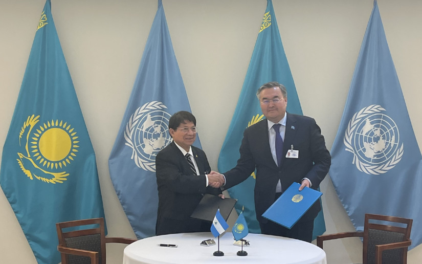 Nicaragua firma acuerdos de Libre Visado con Kazajistán y República Árabe de Siria