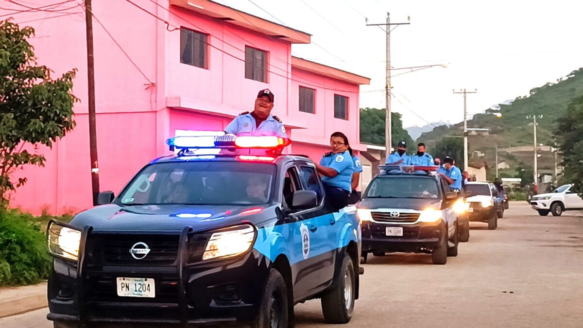 Policía Nacional realiza Dianas en Nueva Segovia