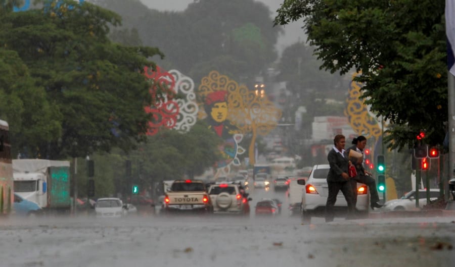 Pronostican semana lluviosa sobre todo en las tardes y noches en Nicaragua