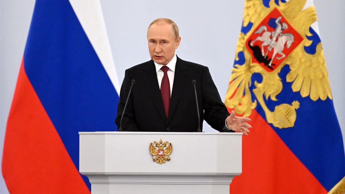 «La gente ha hecho su elección»: Putin firma los tratados de adhesión de las nuevas regiones a Rusia