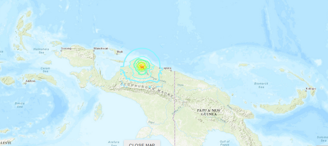 Dos terremotos de magnitud 6.2 se reporta en Indonesia