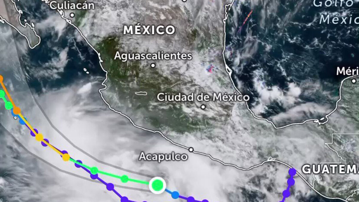 Tormenta Kay toma fuerza de huracán frente a las costas de México
