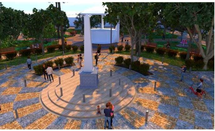 Inicia remodelación del parque Rubén Darío de Diriamba