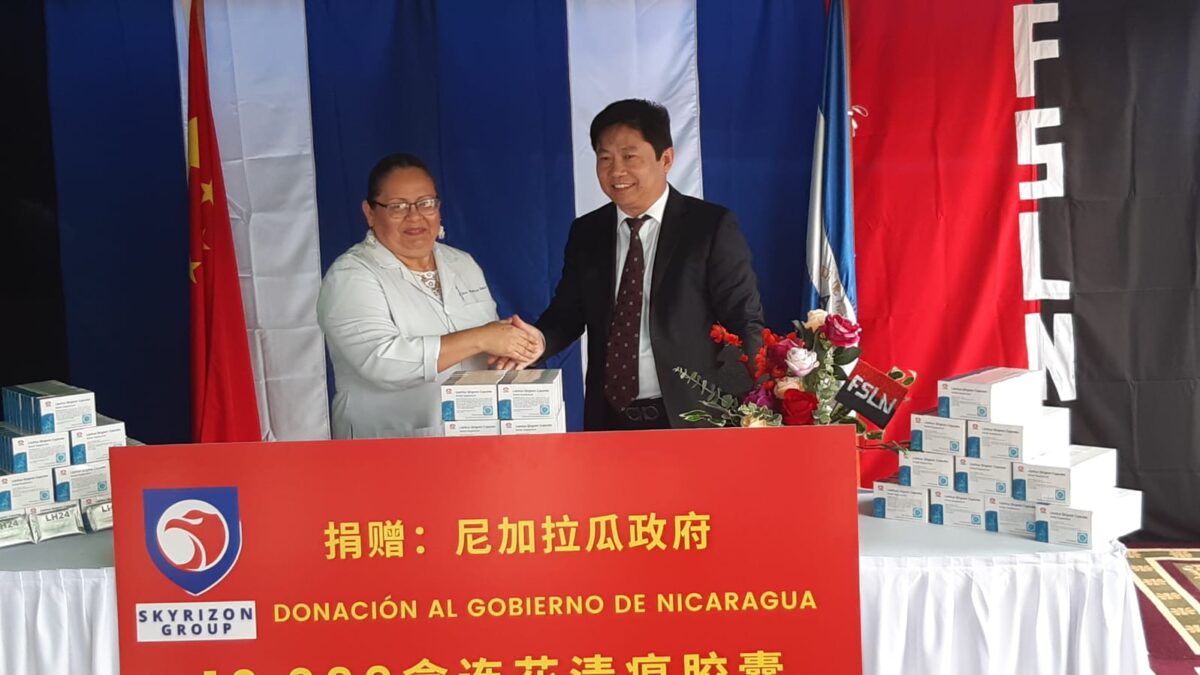 Empresa China dona medicamento para fortalecer la salud de los nicaragüenses