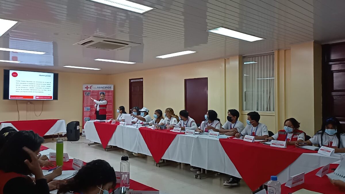 Miembros de las filiales de Cruz Roja Nicaragüense se capacitan en atención psicosocial