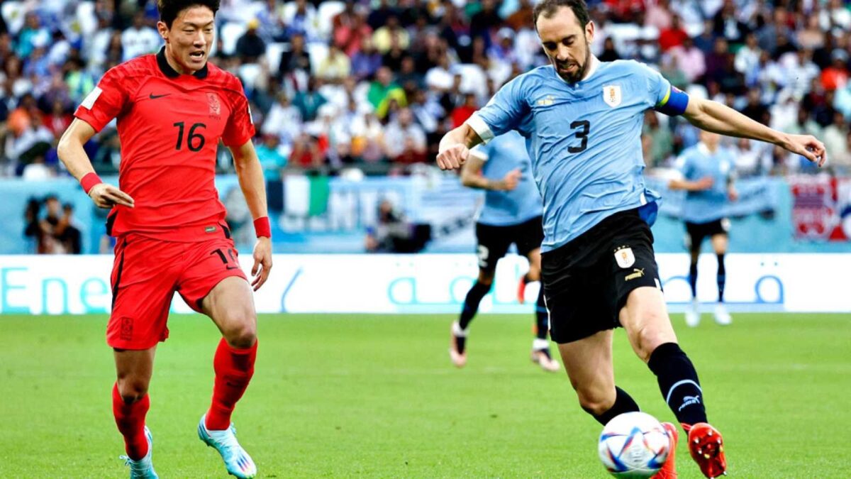 Uruguay y Corea del Sur empatan 0-0 en su debut mundialista