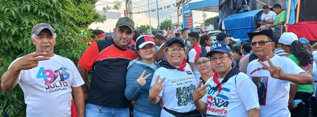 Miles de capitalinos celebran la más reciente victoria electoral del FSLN