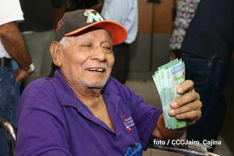 Nicaragua: más de mil 800 millones de córdobas para pago de pensiones