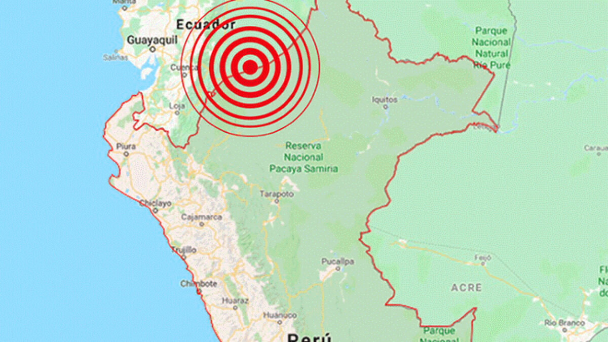 Reportan sismo de magnitud 5.6 en Perú