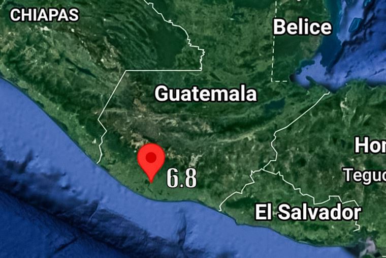 Sismo de magnitud 6.1 sacude a Guatemala y países vecinos